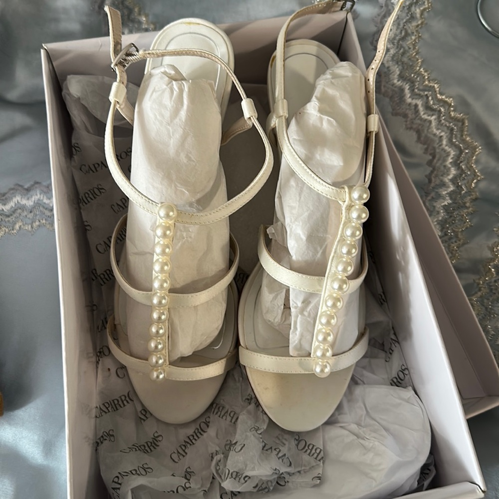 Wedding shoes Caparros wedges